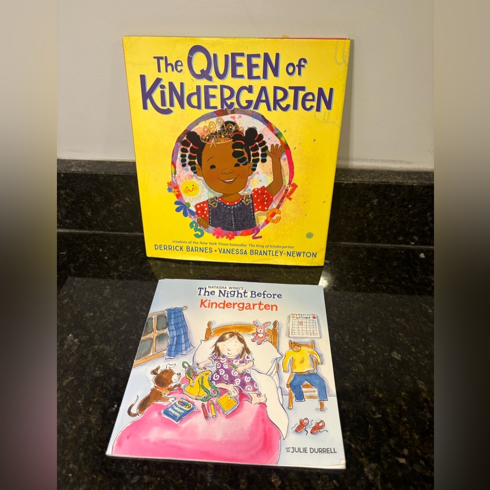 Children's Books Set - The Queen of Kindergarten & The Night Before Kindergarten